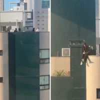 Menina é flagrada no alto de prédio e mobiliza Guarda Municipal em BC