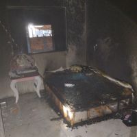 Criança causa incêndio acidental e destrói quarto