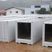 O que são dezenas de “casas-contêiner” em terreno de BC?