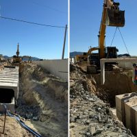 Obras de reurbanização avançam na orla da Meia Praia
