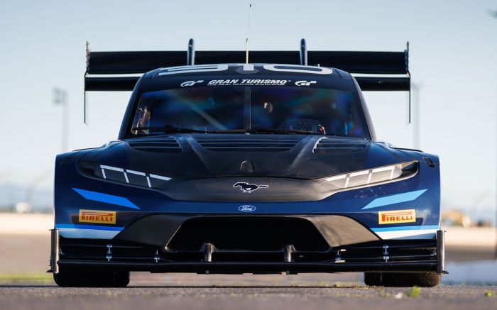 Mach-E foi o grande destaque da subida de montanha Pikes Peak 2025 (Foto: Divulgação/Ford)