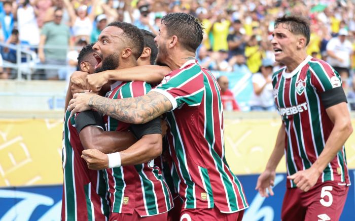 Martinelli e Hércules marcaram os gols da vitória tricolor (Foto: Lucas Merçon/Fluminense)