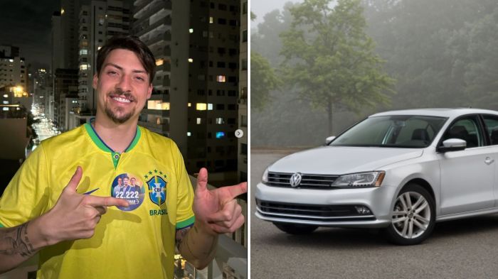 Jetta foi levado ao pátio de Palhoça (Foto: Reprodução/Redes sociais - VW/Reprodução)