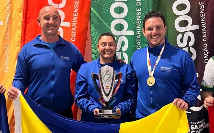 Itajaí garantiu o troféu geral com 13 medalhas conquistadas (Foto: Divulgação)