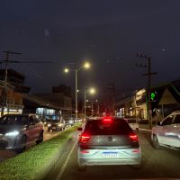 Engarrafamento entre caminhões deixa 10 km de filas em Itajaí na BR 101