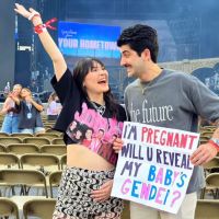 Jonas Brothers participam de “chá revelação” de casal brasileiro