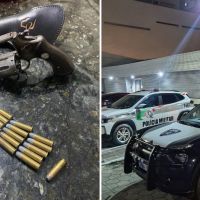 Homem dá tiros pra assustar invasores e acaba preso