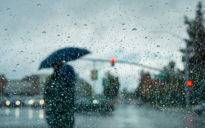 Legenda: Alerta de temporal no Vale do Itajaí com muita chuva, granizo e ventos (Foto: Envato)