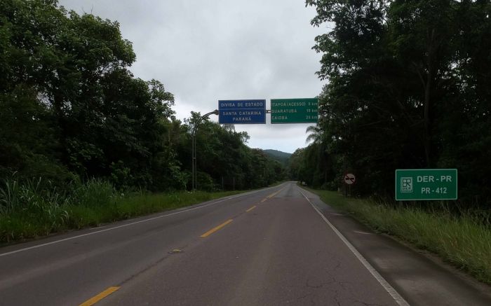 Recursos de R$ 340 milhões vão bancar duplicação de rodovia entre Garuva e Itapoá (Foto: Divulgação-DER/PR)