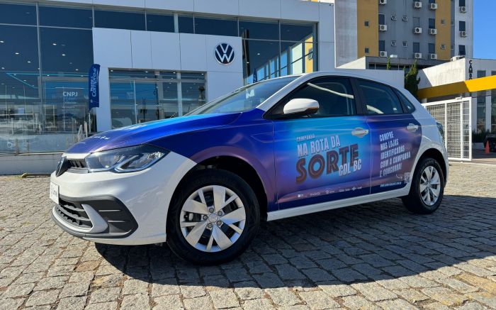 Promoção da CDL BC transforma compras do dia a dia em chance de levar um Polo para casa (Foto: Divulgação)