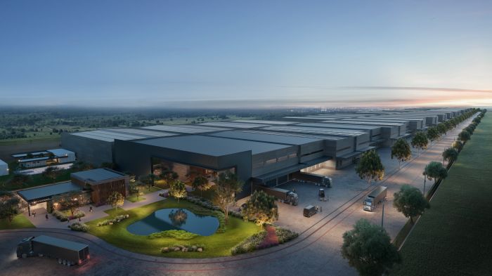 Com localização estratégica, o Navepark acelera a logística de SC com estrutura de alto padrão (Foto: Divulgação)