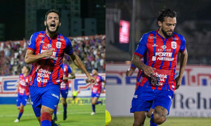 Milani (à esquerda) e Rafael Oller eram titulares da equipe na Série D (Foto: Divulgação)