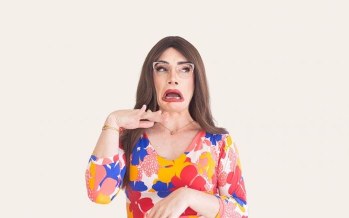 Déte Pexera é a cara de Itajaí, interpretada pelo multiartista Rizzih (Foto: Reprodução/Redes sociais)