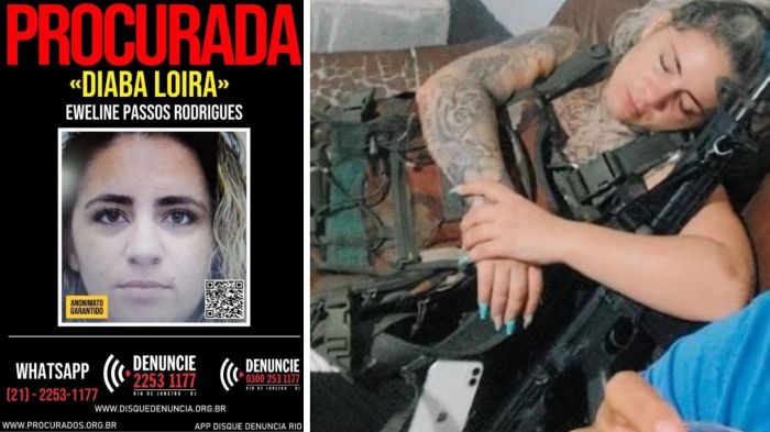 Eweline teria entrado no mundo do crime após sofrer uma tentativa de feminicídio em 2022 (Foto: Reprodução/Redes socias)
