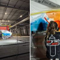 Lanchas catarinenses são transformadas em obras de arte