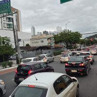 BR 101 tem congestionamento entre Piçarras e Itajaí