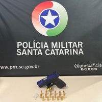 Motorista cheirado é preso com arma em Itapema
