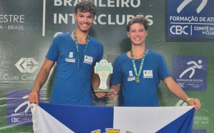 Thomas e Arthur representam Balneário no circuito brasileiro (Foto: Divulgação)