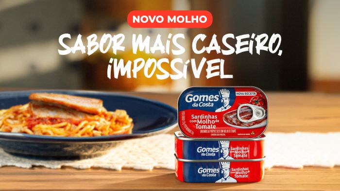 Nova receita promete sabor mais caseiro e visibilidade especial nos pontos de venda (Foto: Divulgação/Gomes da Costa)