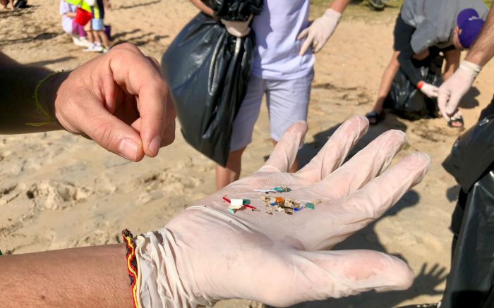 Evento integra o World Cleanup Day, ação que envolve 180 países (Foto: Divulgação/Prefeitura de Itapema)