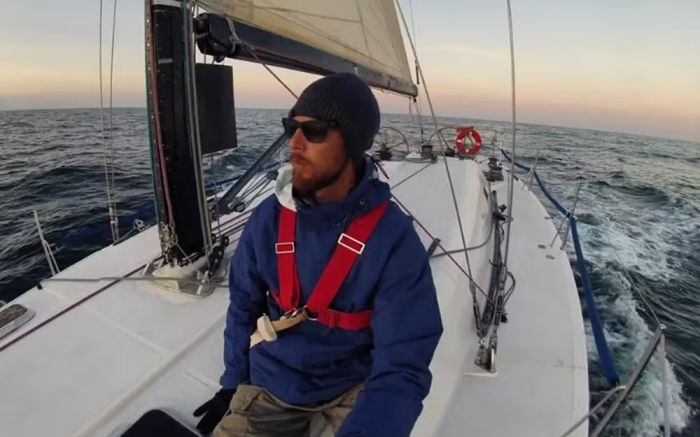 David Reiser, de 39 anos, morreu após barco virar na costa de Navegantes (Foto: Reprodução)