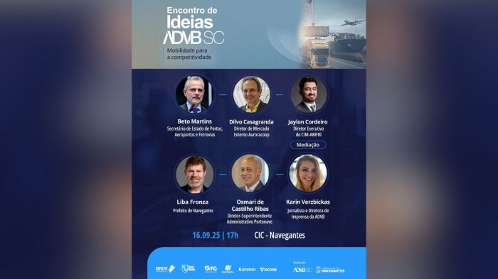 O evento gratuito acontece no dia 16 de setembro, às 17h, no CIC de Navegantes (Foto: Divulgação)