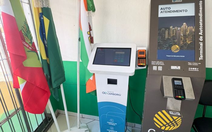 Só em agosto, os totens da cidade registraram 1193 consultas de débitos e 1343 emissões de segunda via de faturas (Foto: Divulgação)