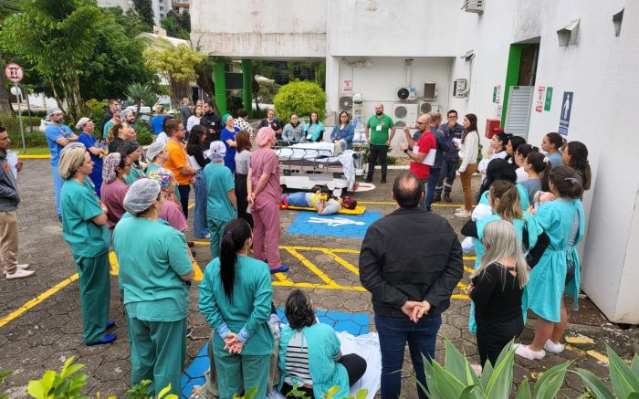 Exercício vai contar com apoio da Guarda Municipal e Agentes de Trânsito para minimizar impactos no entorno (Foto: Divulgação/Unimed Litoral)