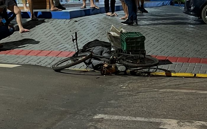 Homem de 38 anos era usuário de drogas e foi morto no centro de Camboriú (Foto: Leitor)