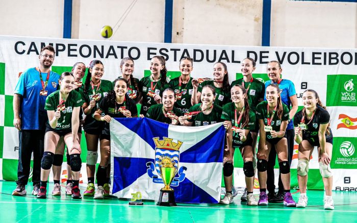Equipe feminina derrotou Lages na decisão, dando o troco da final de 2024 (Foto: Divulgação)