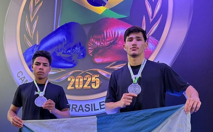 Dupla acabou derrotada na final por atletas do Rio de Janeiro (Foto: Divulgação) 