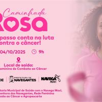 Navegantes faz caminhada pela luta contra o câncer de mama