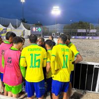 Brasil segue invicto no sul-americano de beach soccer