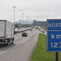 Sextou com dificuldade na BR 101 em Itajaí