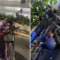 Motoqueiro foge dos agentes de trânsito, fura sinal vermelho e quase causa tragédia em BC