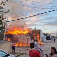 Incêndio é registrado no bairro São Vicente em Itajaí