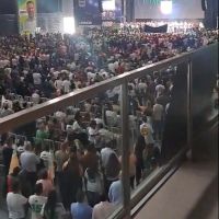 Som alto da festa do MDB atrapalhou congresso de educação no Expocentro