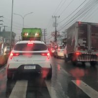BR 101 de Itajaí está congestionada com até 20 minutos de fila
