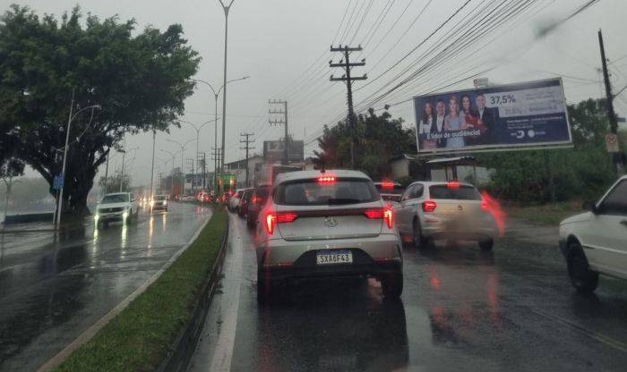 Contorno Sul tem congestionamento pela manhã