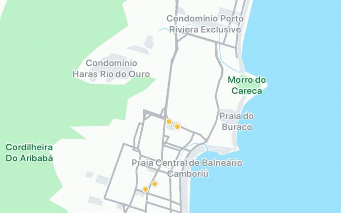 Sábado bem tranquilo nas estradas e avenidas da região de Itajaí