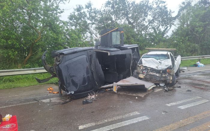 Batida foi na entrada do loteamento Schneider (Foto: Divulgação PMR)