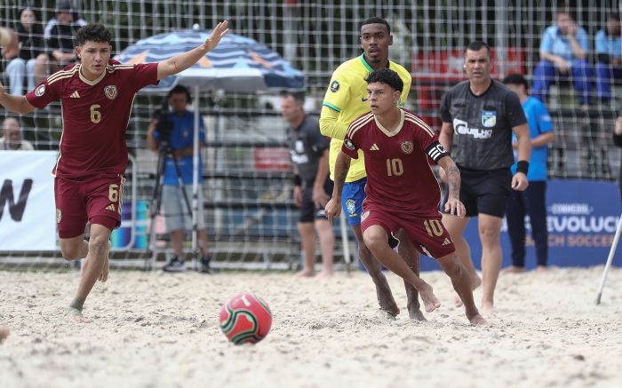 Legenda: Venezuela teve segundo período arrasador para bater o Brasil (Foto: Xxx)