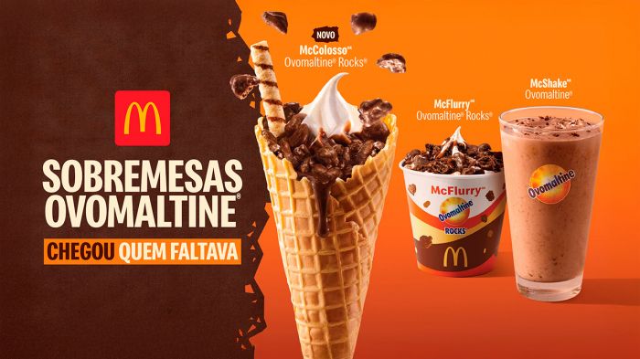 A sobremesa já está disponível em todo o Brasil, incluindo balcão, Drive-Thru e também pelo app Méqui (Foto: Divulgação)