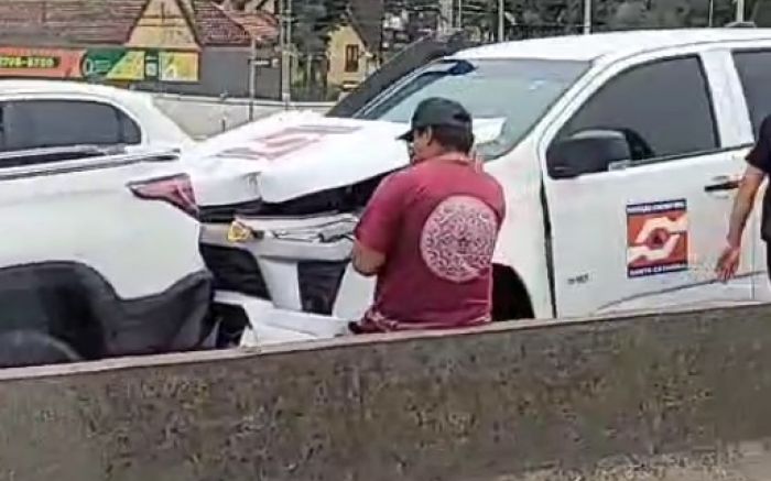 Acidente aconteceu na manhã desta sexta na BR 101, em São José