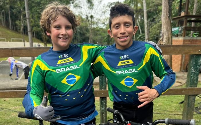 Atletas mirins contam com apoio da FMEL e da AMPA BMX (Foto: Divulgação)