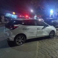 Idoso bêbado é preso após causar acidente