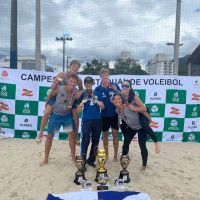 Dupla de BC é campeã do Catarinense sub-21 de vôlei de praia