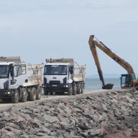 Obras de ampliação do molhe começam no Gravatá