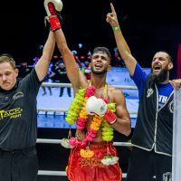 Lutador de muay thai de Itajaí é campeão do Attack Fight