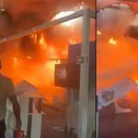 Pavilhão da COP30 pega fogo